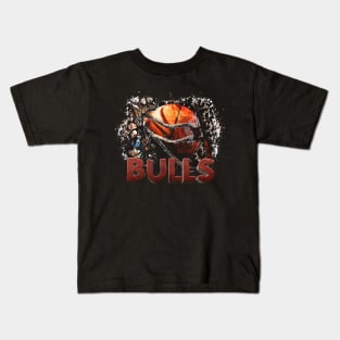 Classic Sports Bulls Proud Name Basketball Kids T-Shirt